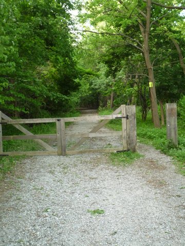 Gateway from parking lot to Mount Beacon Park, Beacon, NY