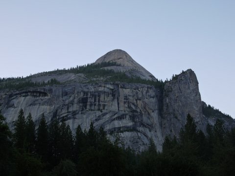 Half Dome from Curry Village, Yosemite National Park, California