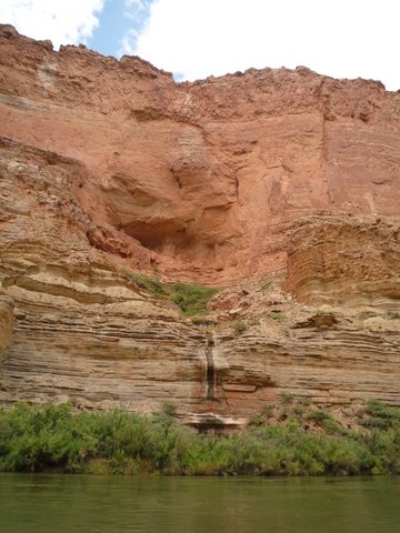 One of Triple Alcoves, Mile 47, Colorado River, Grand Canyon