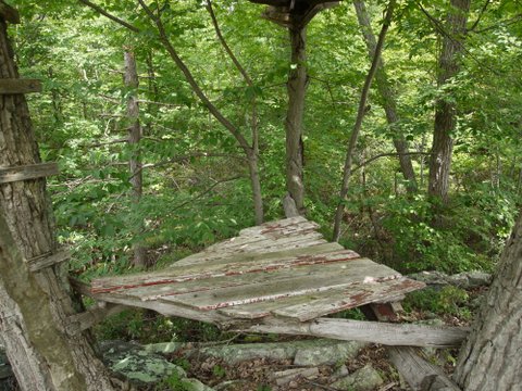 Hunting platform, Stonetown Circular Trail, Passaic River Coalition, NJ