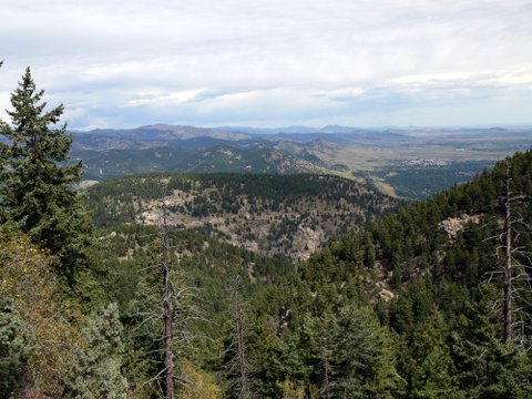 View from Greenman trail, Boulder Mountain Park, Boulder, Colorado