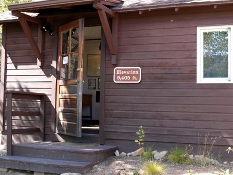 Longs Peak ranger station, Rocky Mountain National Park, Colorado