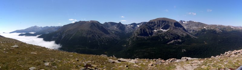 View from Forest Canyon Overlook, Rocky Mountain National Park, Colorado
