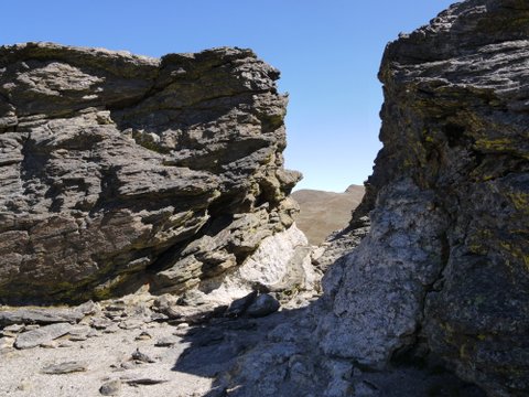 Rock formation at Rock Cut, Rocky Mountain National Park, Colorado