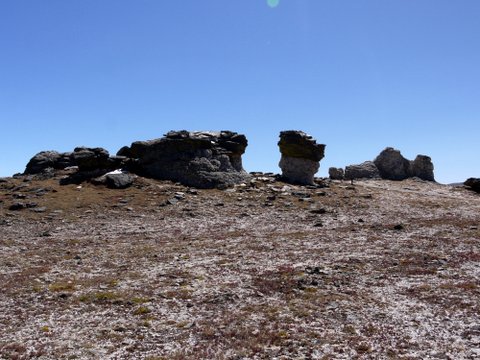 Mushroom rocks at Rock Cut, Rocky Mountain National Park, Colorado