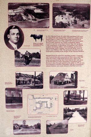 Poster at Caumsett State Historic Park Preserve, Suffolk County, New York